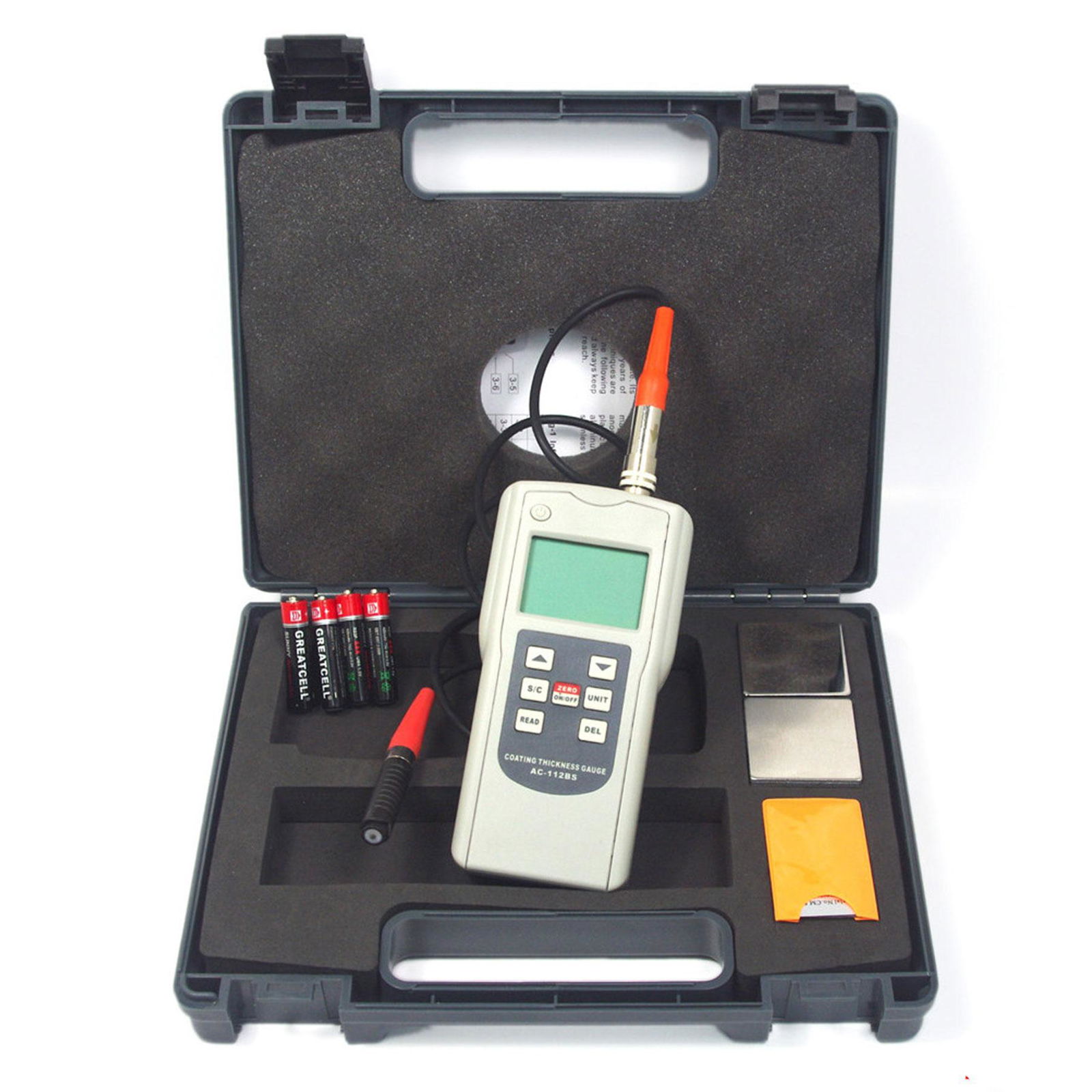 Digital Separate Type Coating Thickness Gauge Meter AC-112BS 0~1250 um 3