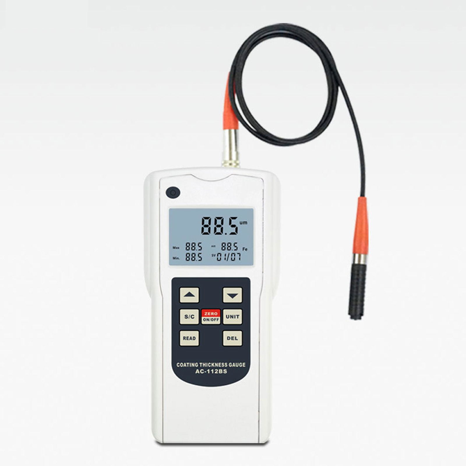 Digital Separate Type Coating Thickness Gauge Meter AC-112BS 0~1250 um 2