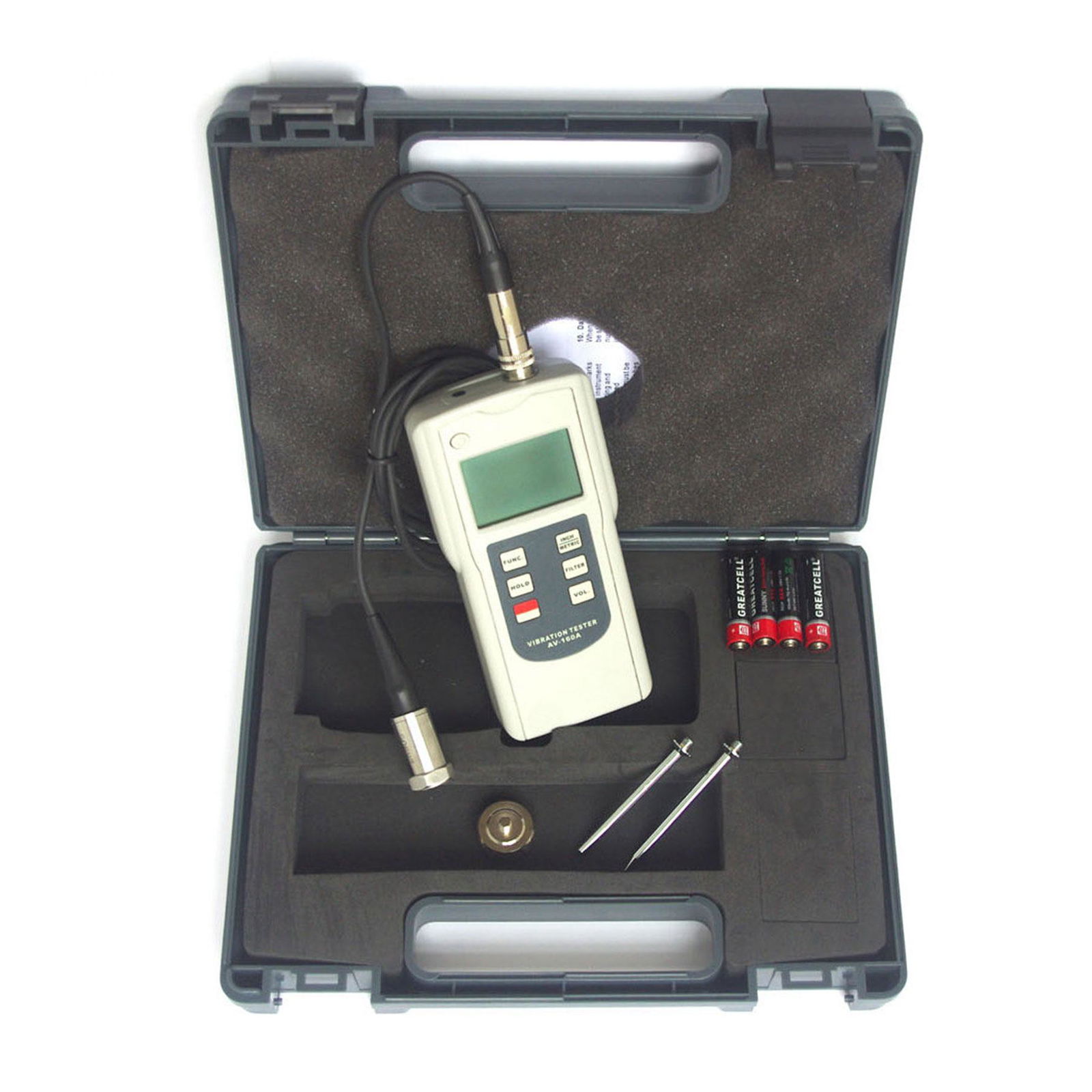 Vibration Meter AV-160A With Vibration Acceleration Velocity Displacement Tester 3