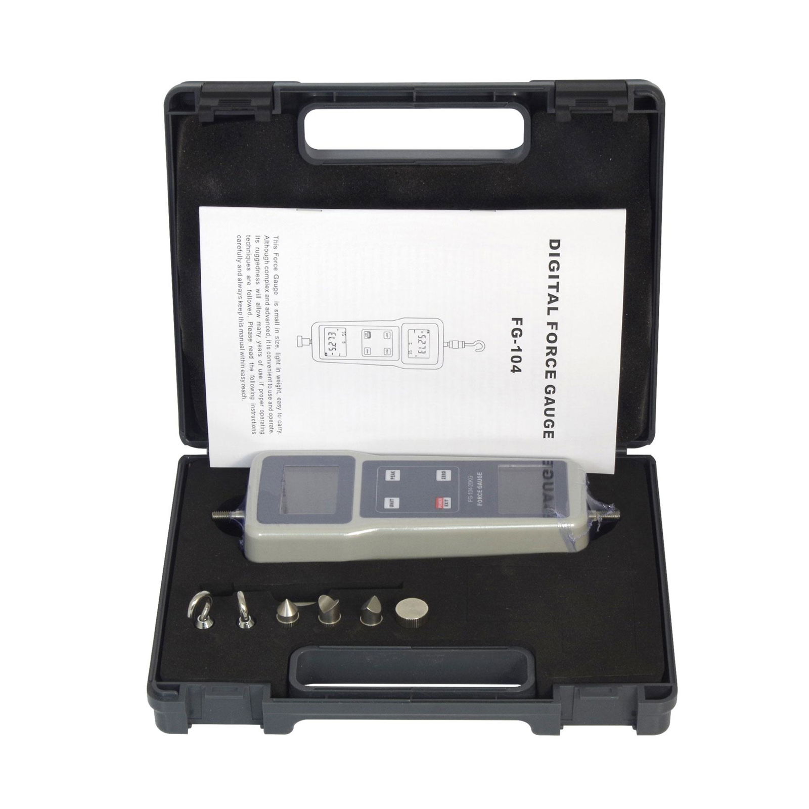 Digital Force Gauge N, kg, lb, g FG-104 push force pull force tester 3