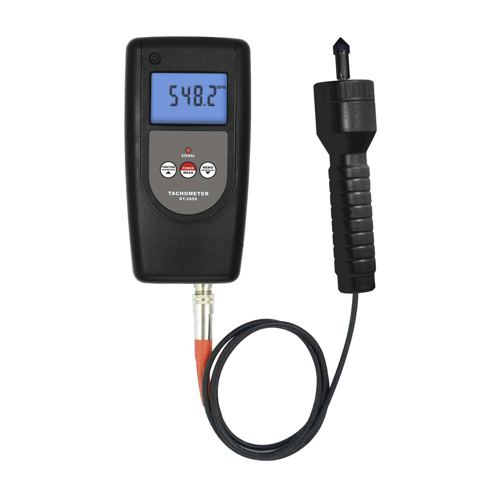 DT-2859 Tachometer PHOTO CONTACT 2 in 1 Surface speed Frequency 2.5-99999 r/min