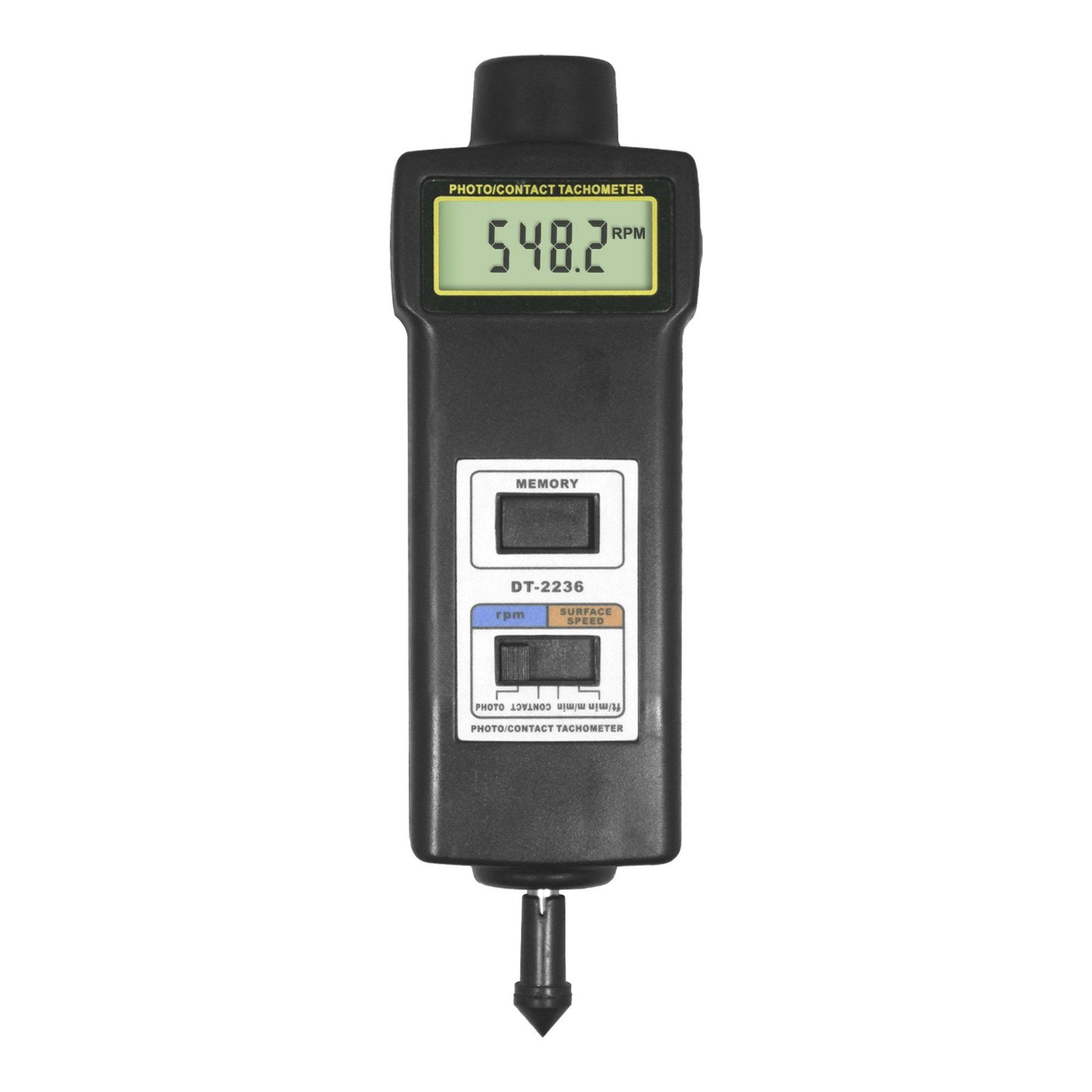 DT-2236 Digit Digital Multi Photoelectric Tachometer Rotative Surface speedmeter