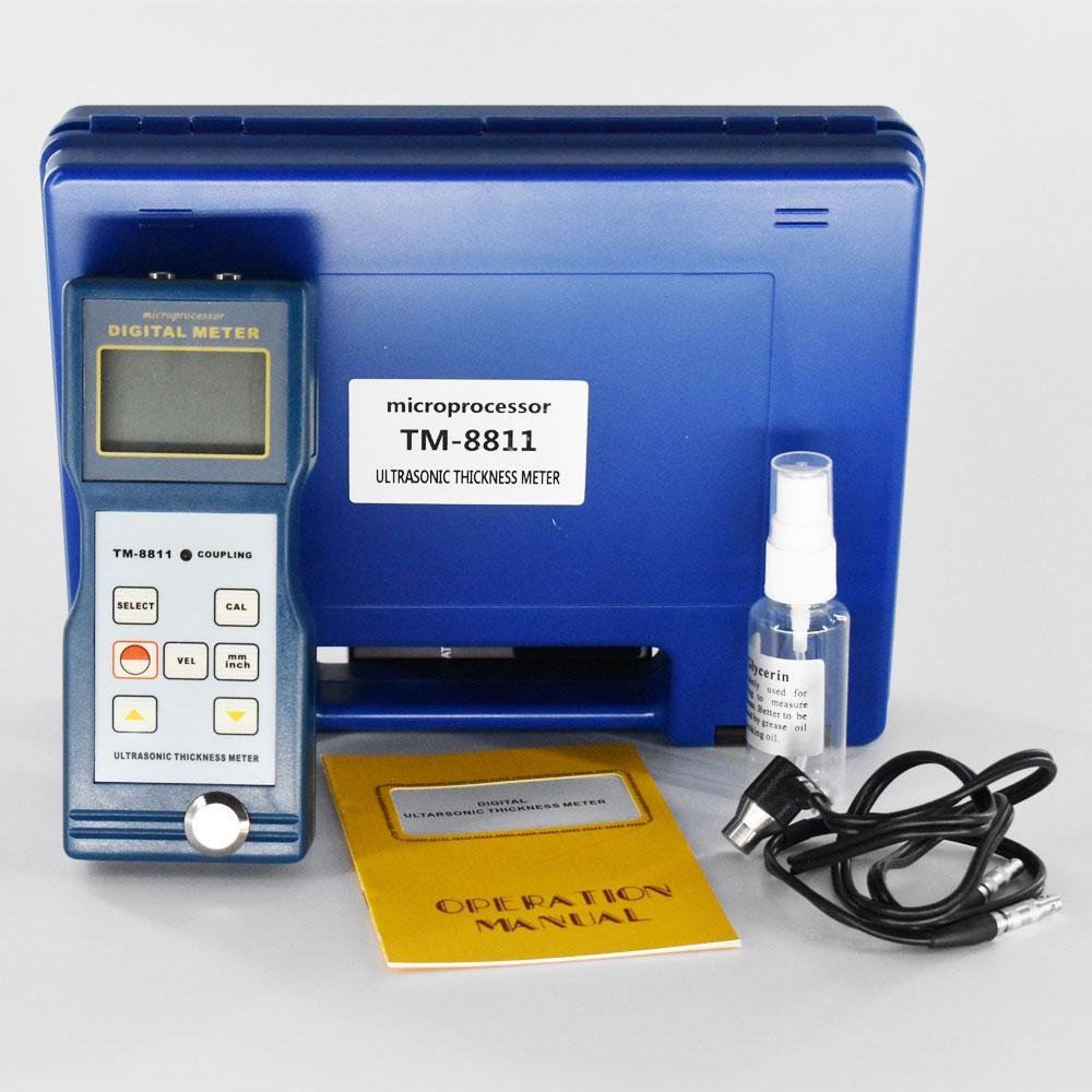 TM-8811 Ultrasonic Thickness Meter For Corrosion Gauge (1.5-200mm,0.06-8inch) 5