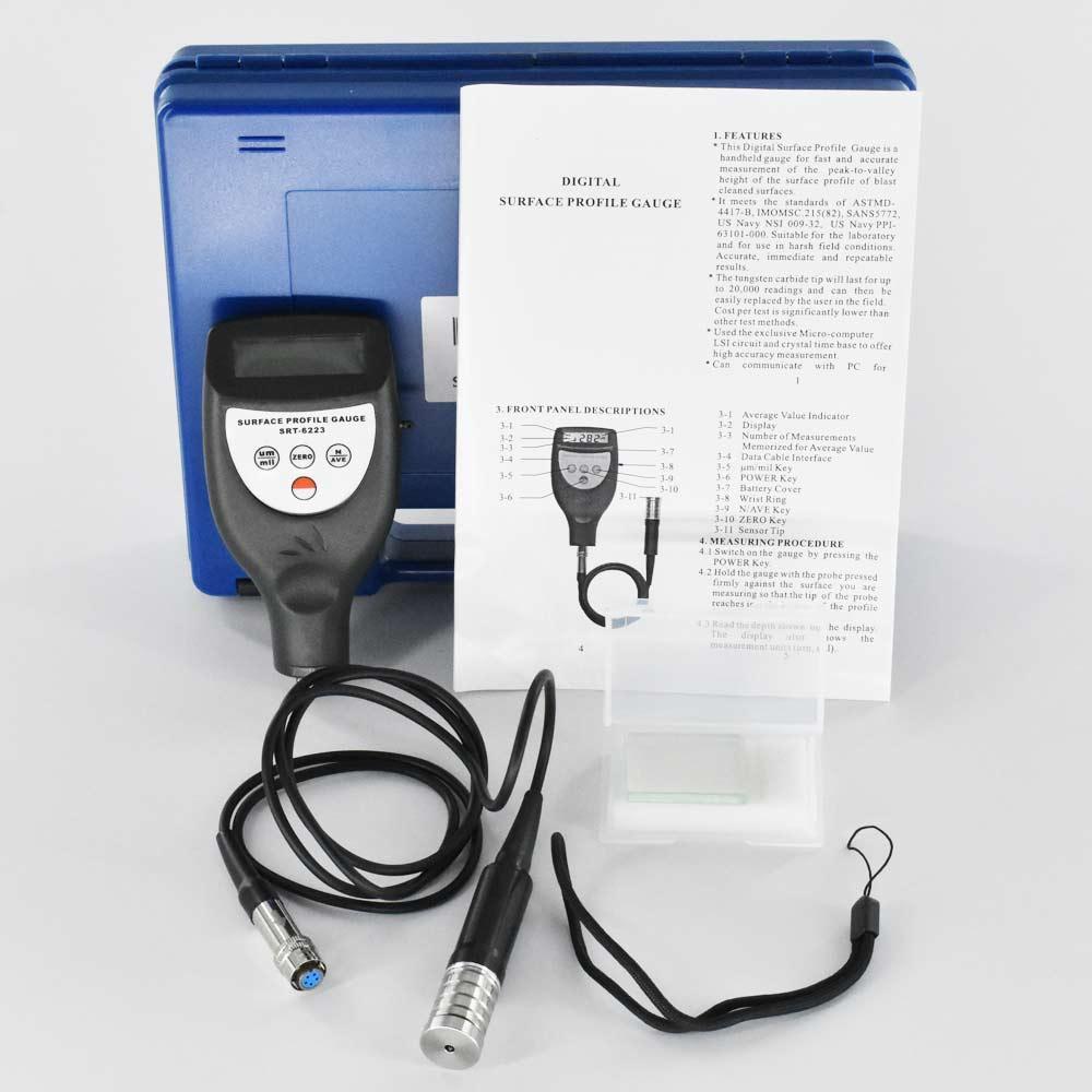 Digital Surface Profile Gauge SRT-6223+ Roughness Tester 0 ~ 800 µm 5