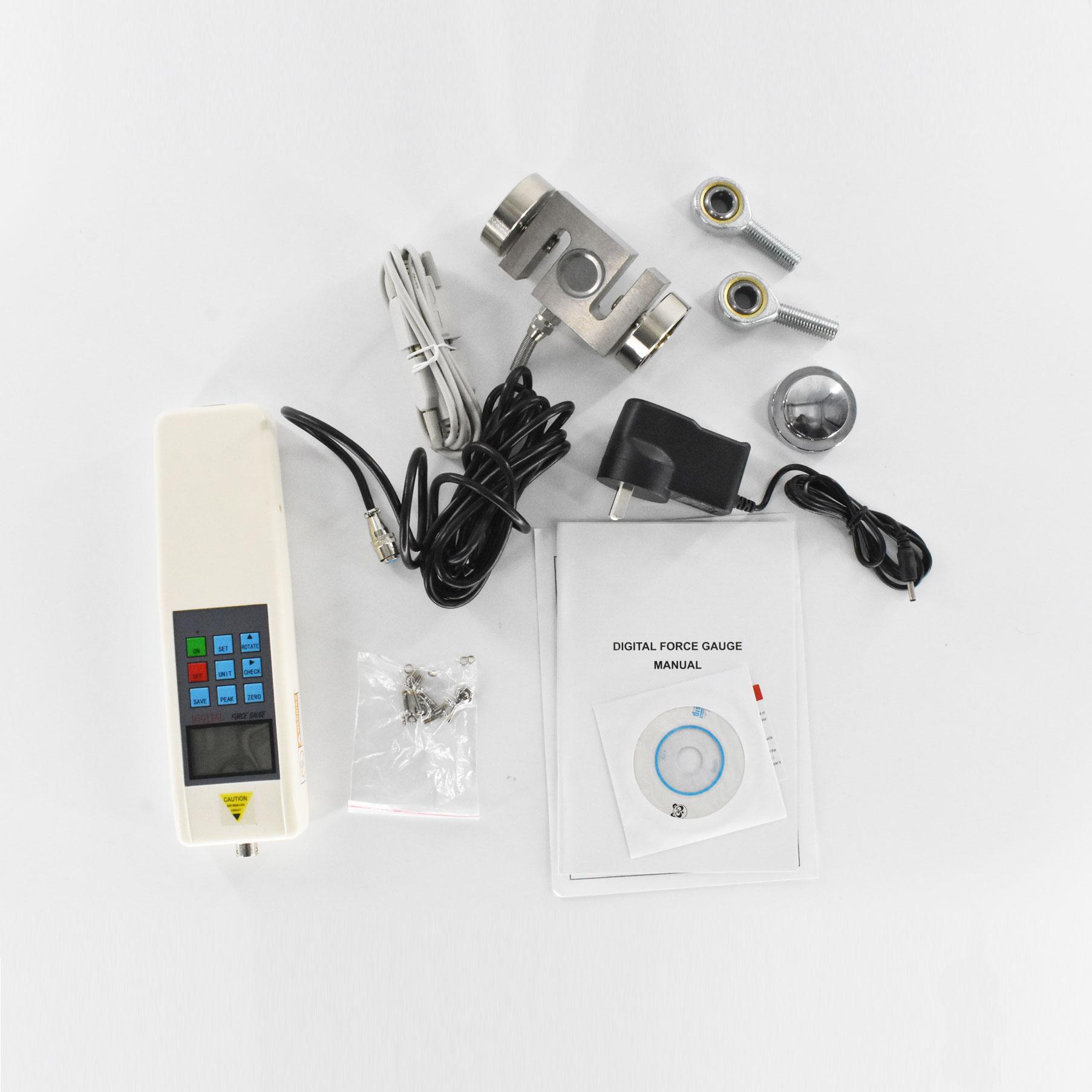 Hight precision HF-10K Digital Force gauge Dynamometer 10000N Force Tester 2