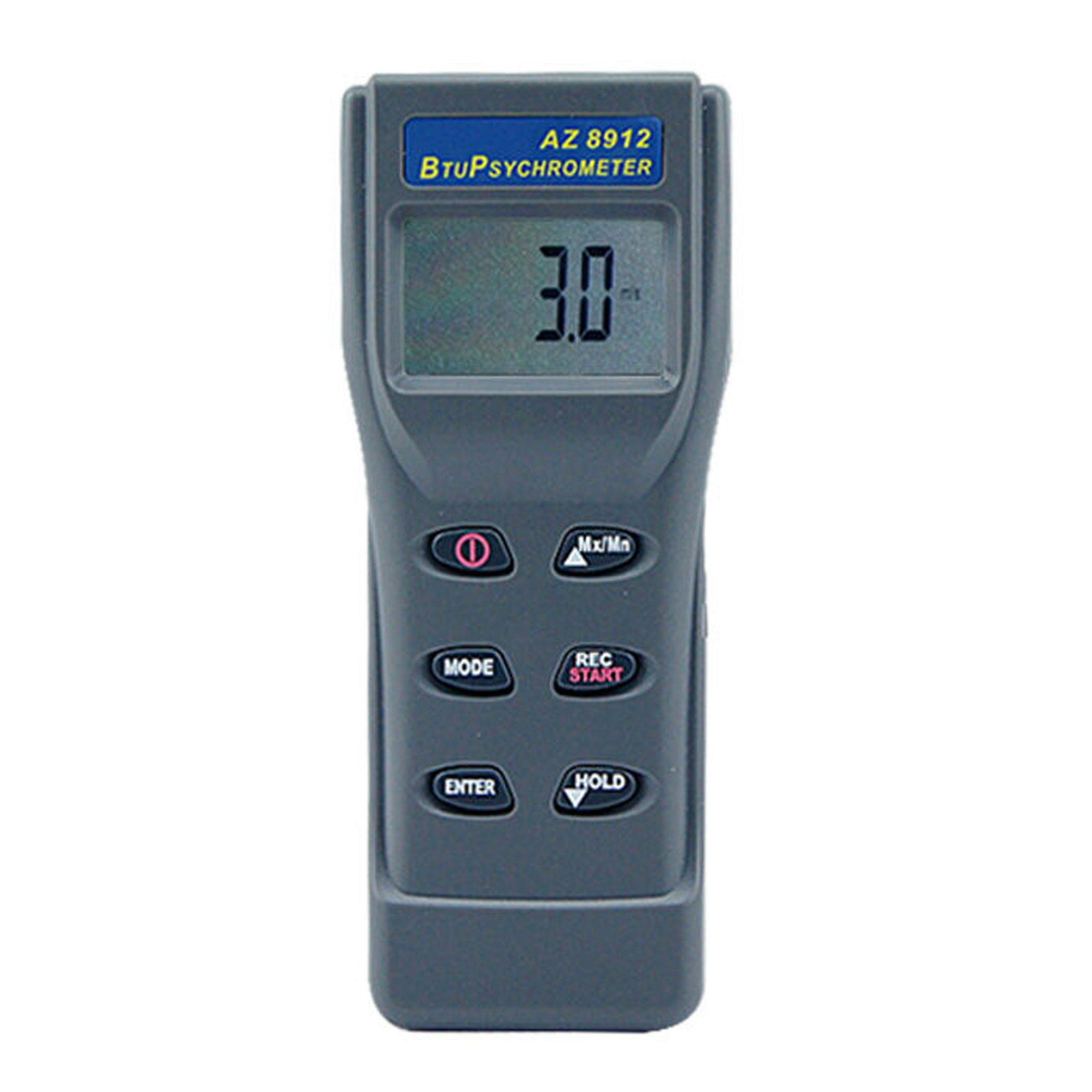 AZ8912 Remote Fan BTU Air Flow Meter with Humidity Wind Speed Meter Anemometer 2