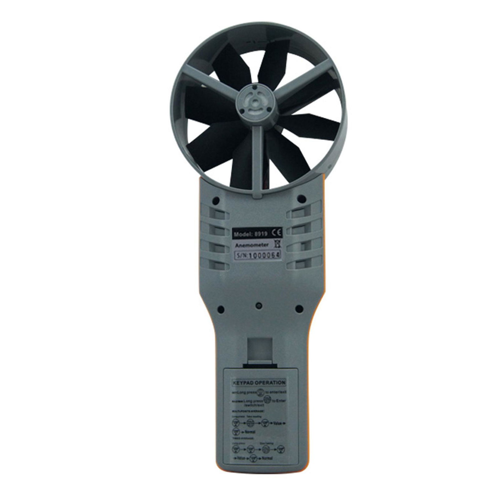 AZ8919 Portable CO2 Air Flow Meter wind speed meter Dew point Temperature Meter 2