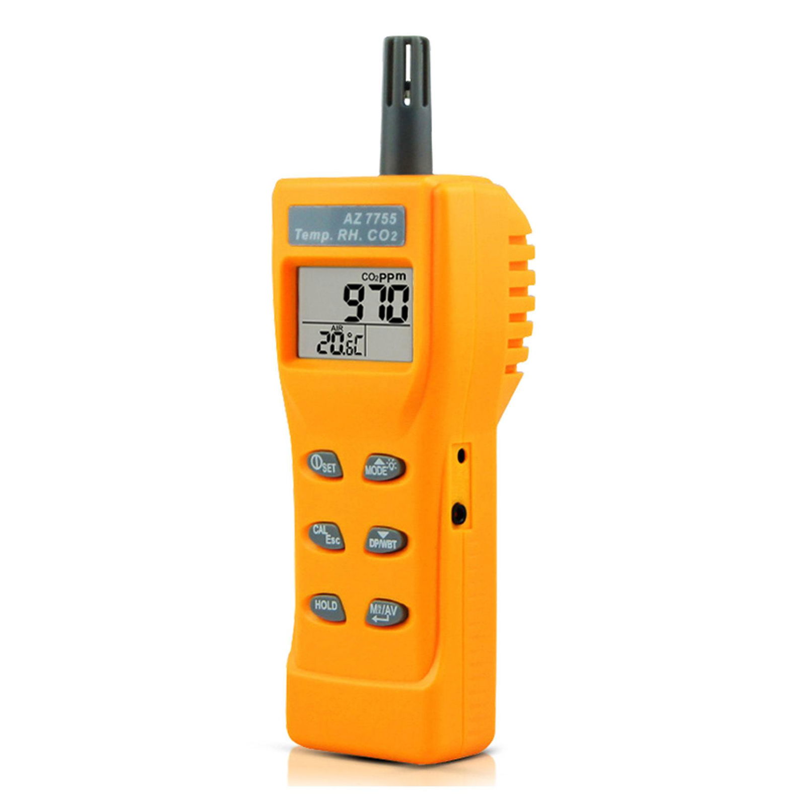 AZ7755 Handheld CO2 Gas Monitor Temperature Humidity Indoor Air Quality Tester 2