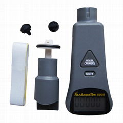 Handheld Digital Contact / Non-contact 2 in 1 Tachometer AZ8008 revolution meter