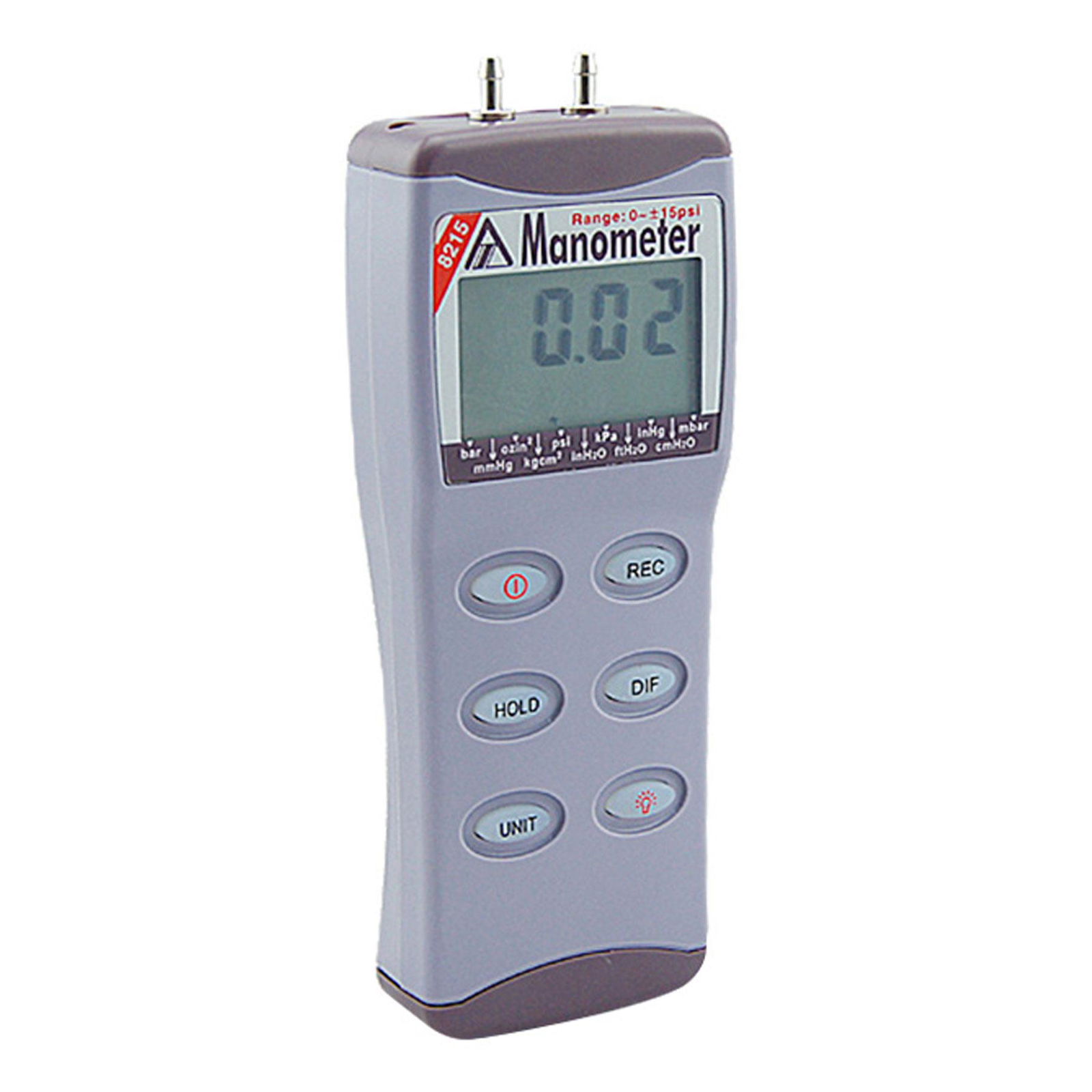 Portable AZ8215 Digital Manometer air Differential Pressure Meter 15 psi 2