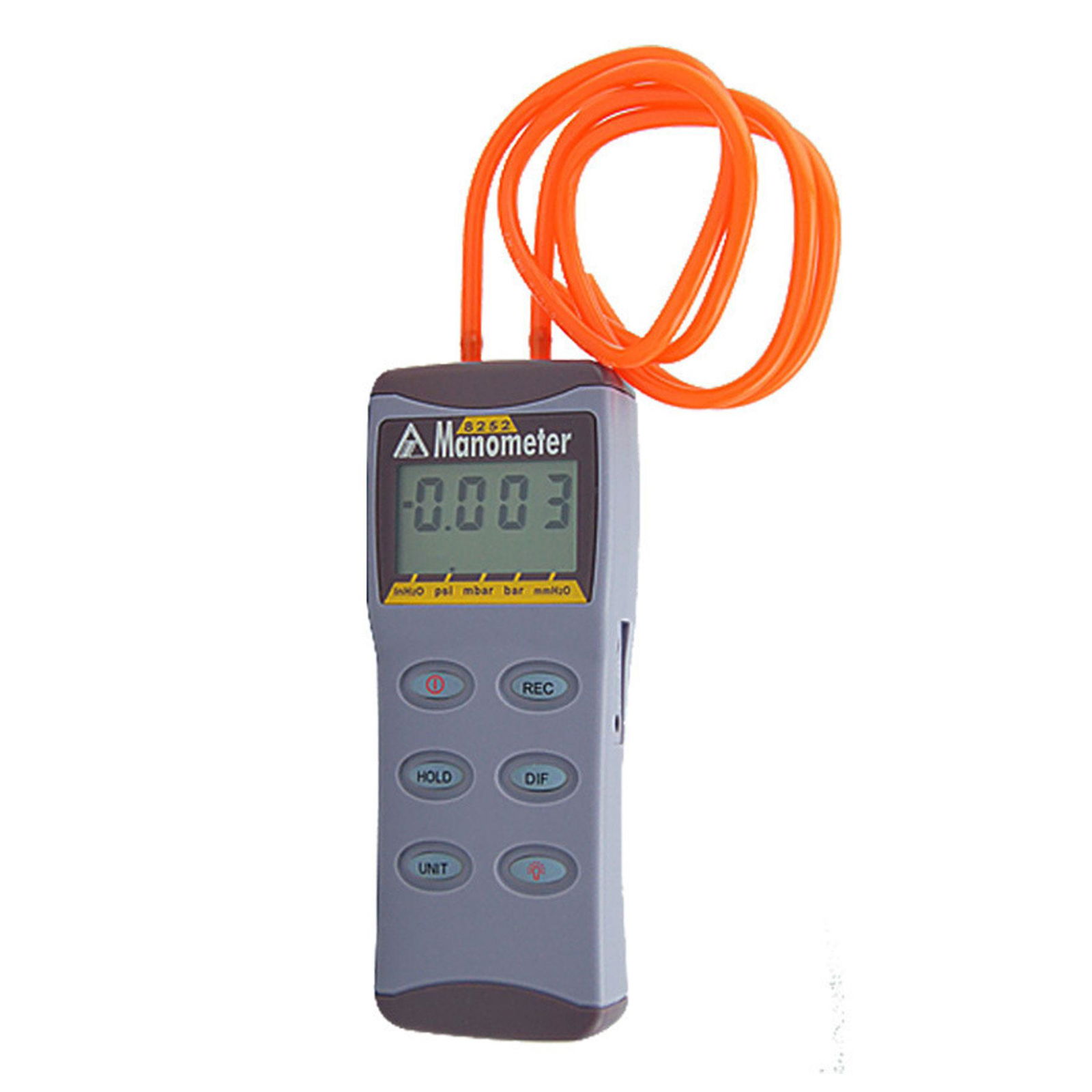 AZ8252 Portable digital gauge/differential pressure meter 2 psi Manometer 3