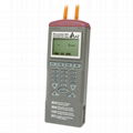 AZ9632 Digital Differential Manometer Data Logger 2 psi Pressure Meter Recorder 3
