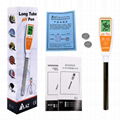 AZ8695 Long Tube Flat Surface pH Meter food paper leather Alkaline Acid Monitor