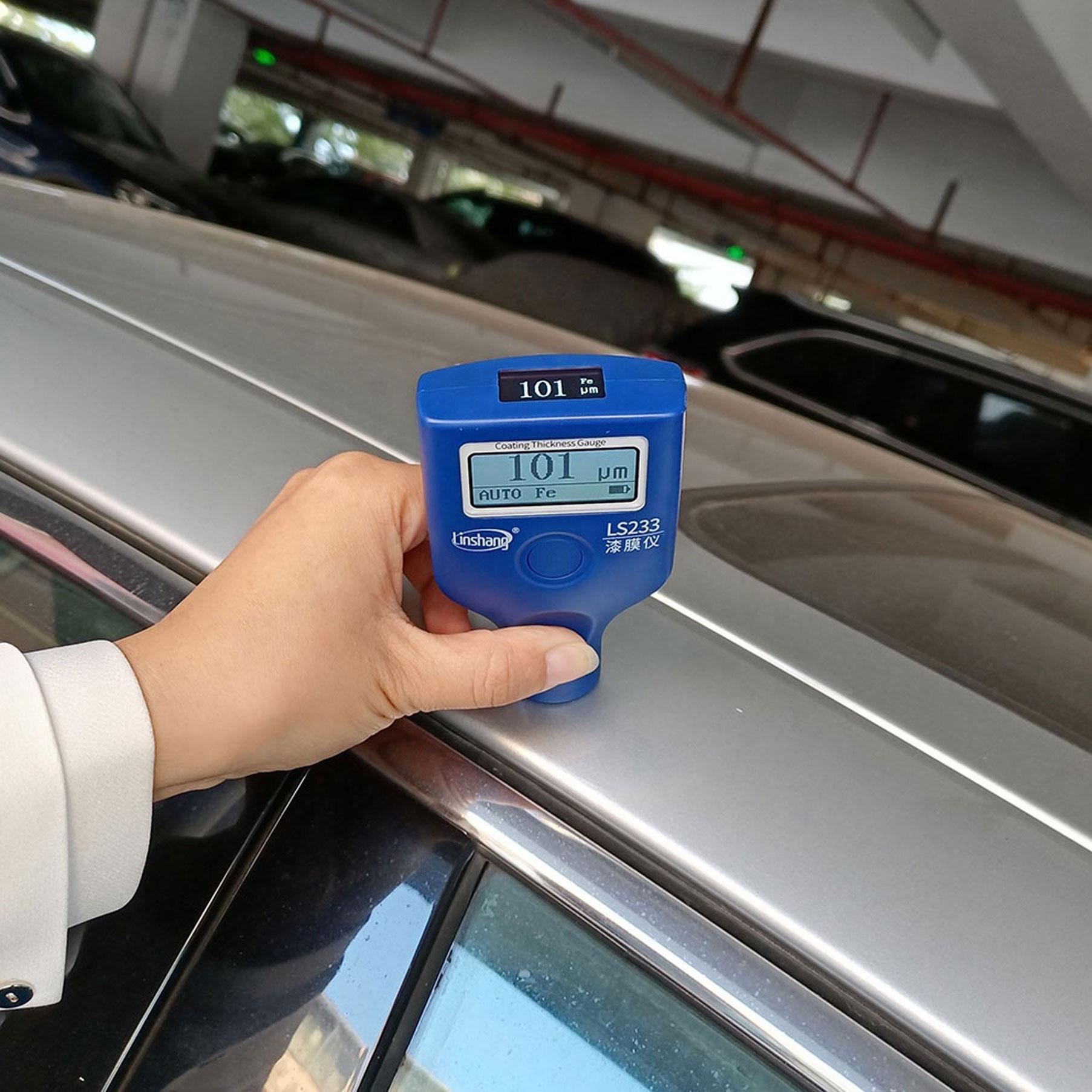 LS233 Car Paint Coating thickness Meter Dual OLED Low Temperature Resistant 2