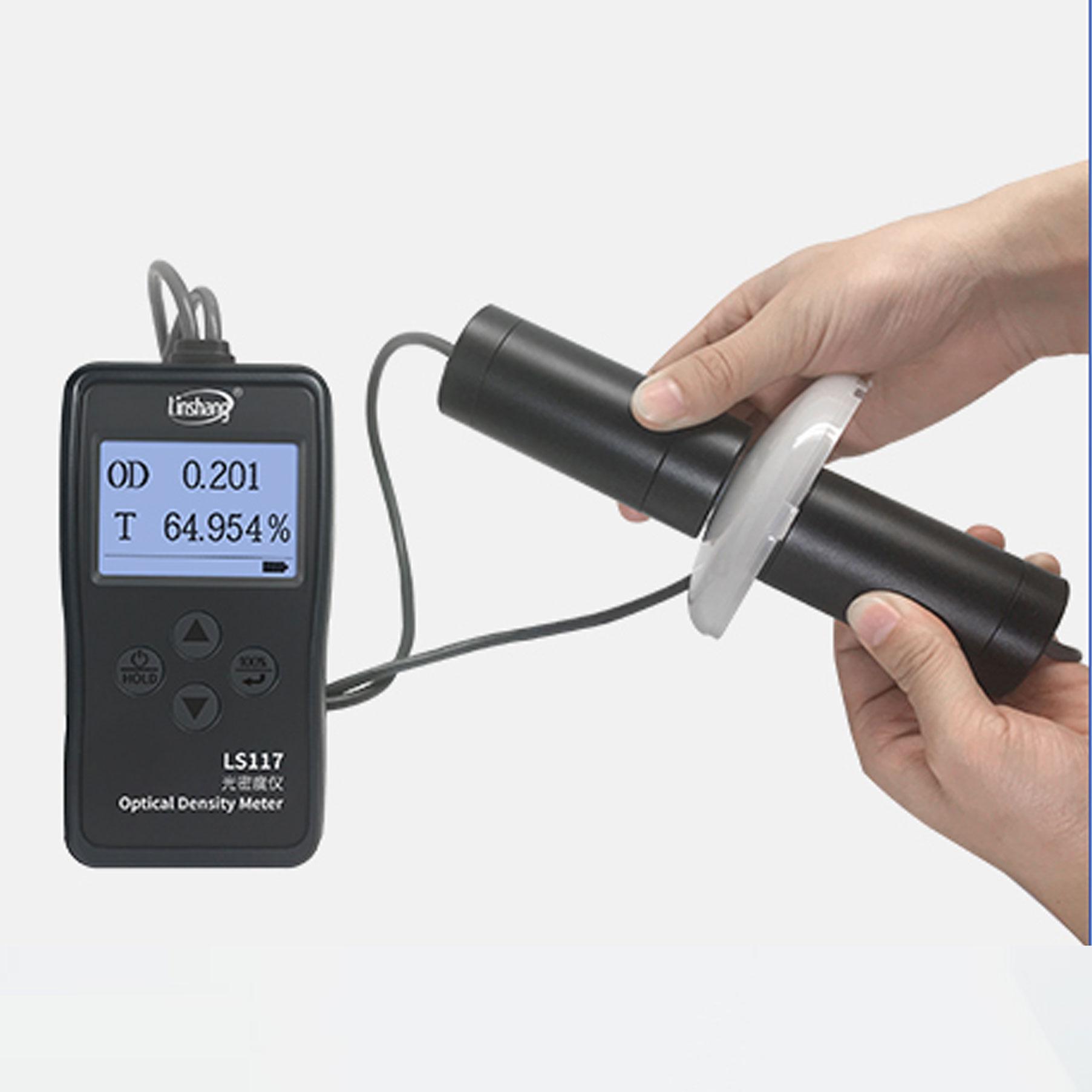 LS117 Optical Density Meter Test aluminized film with OD VLT transmittance 5