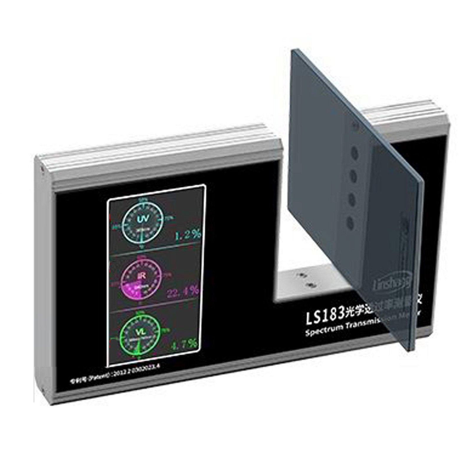 LS183 Spectrum Transmission Meter film glass PMMA PC UV IR VL transmittance 2
