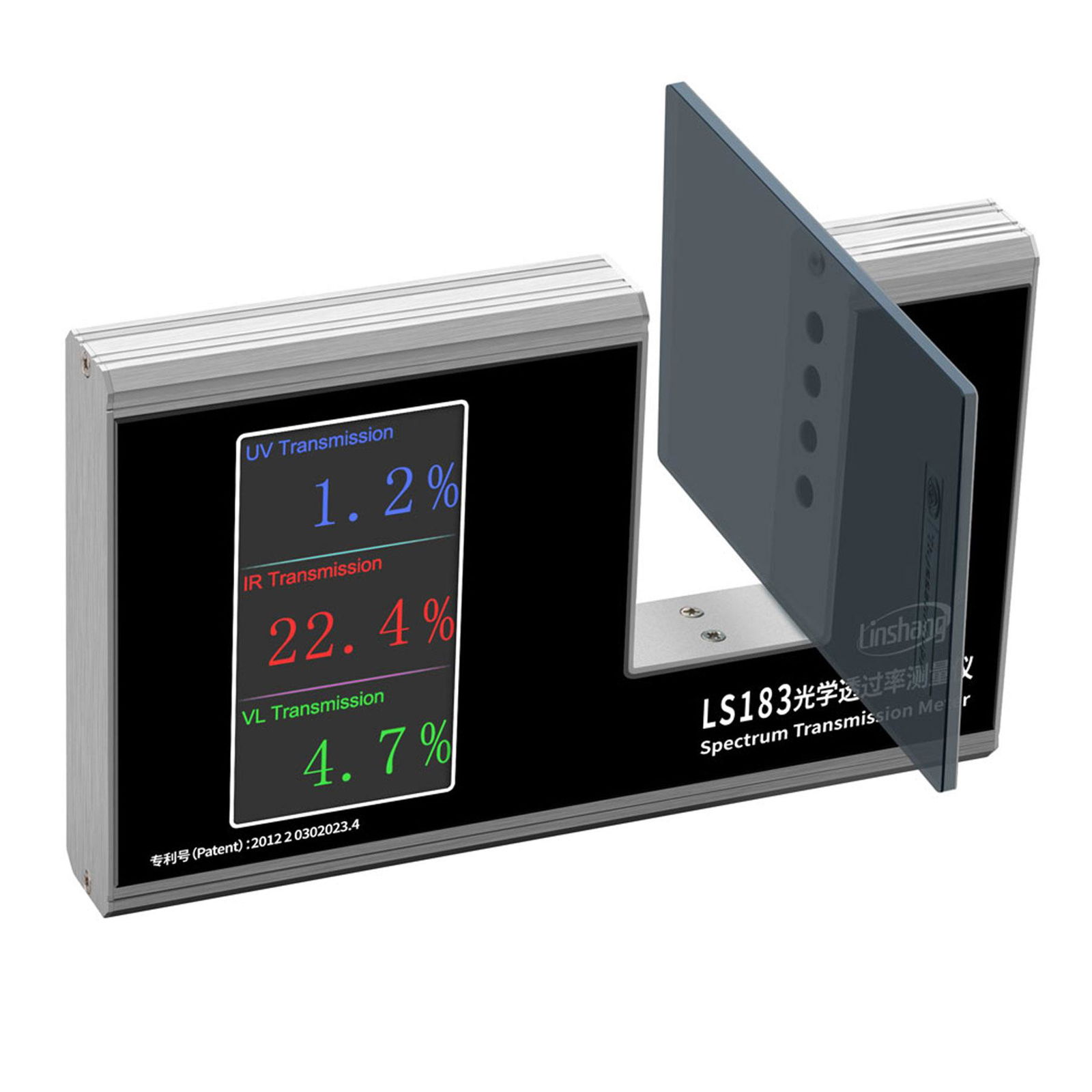 LS183 Spectrum Transmission Meter film glass PMMA PC UV IR VL transmittance 4