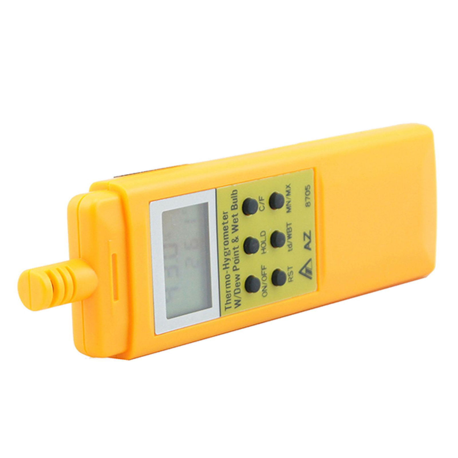 AZ8705 Digital Hygrometer Dew Point Tester WB Temperature Meter Thermo RH% Meter 4
