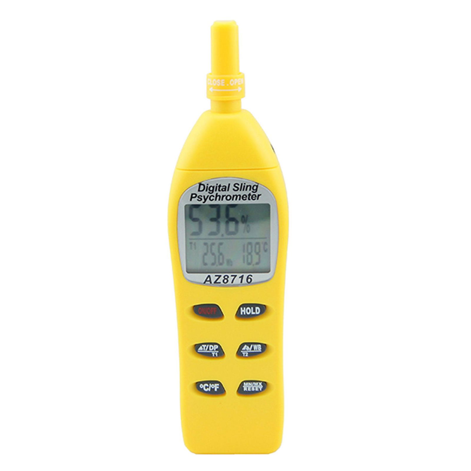 AZ8716 Hygro-Thermometer dew point temperature wet ball detector Psychrometer 2