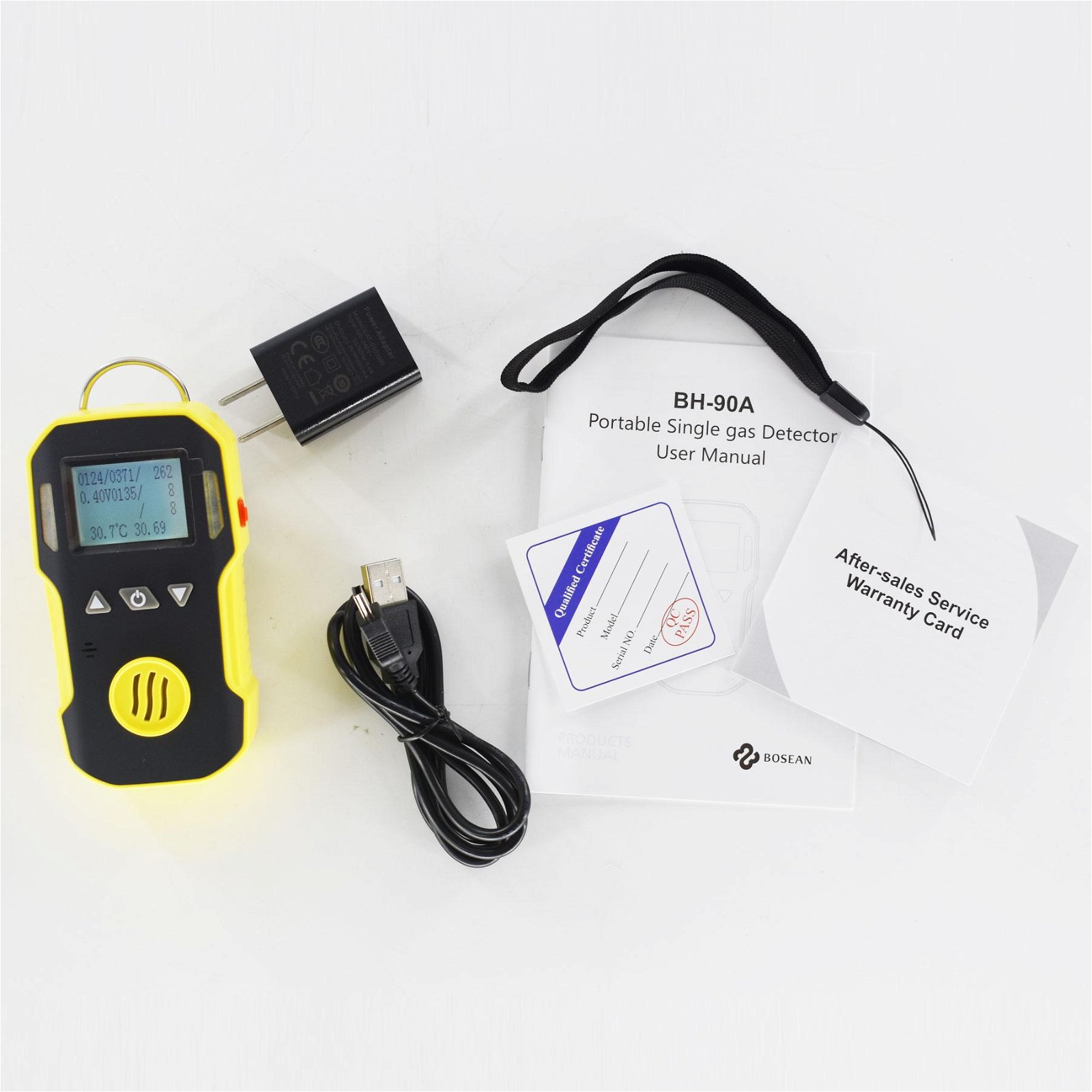 Hydrogen Sulfide Gas Detector BH-90A H2S Leak Detector 0-50ppm Explosion-proof 7