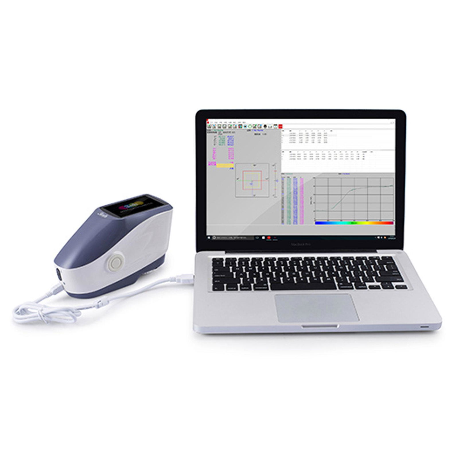 YS3020 Color Spectrophotometer with Customized Aperture support both SCI and SCE 4