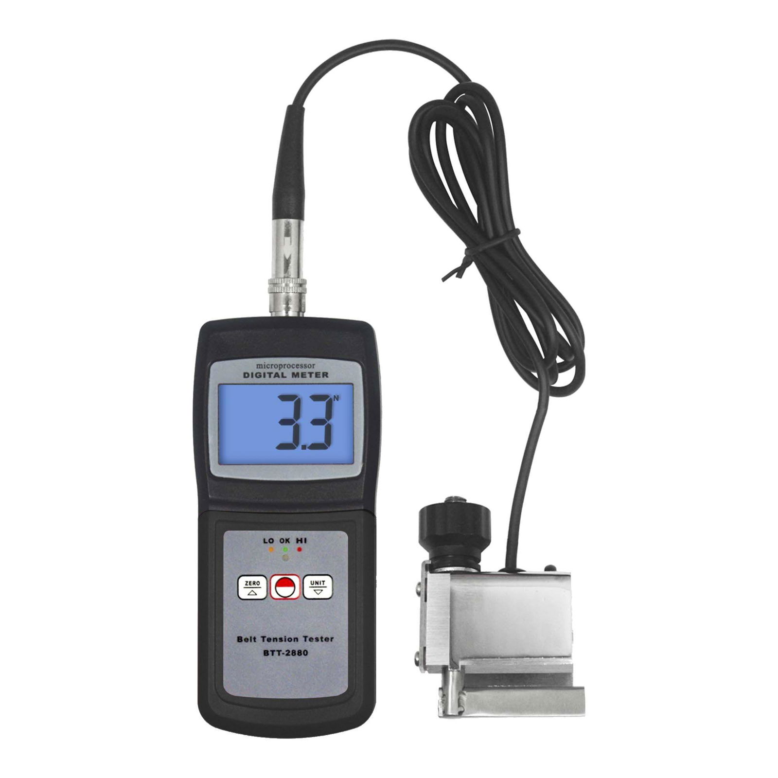 Digital Belt Tension Tester BTT-2880 tapes wires Tension Meter 0~750N(Newtons)