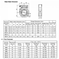 Ultrasonic Water Meter Battery Supply DN50 65 80 100 125 150 digital flow meter