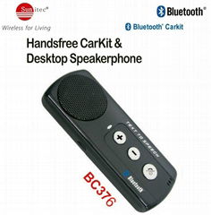 Mini Bluetooth Multi-point Speakerphone Car Kit for every car stereo