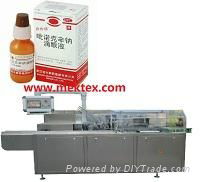 Alcohol pad Wet Tissue Automatic Cartoning Box Machine