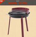 38cm round charcoal BBQ 3