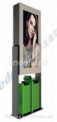 66" 3G WIFI double sided outdoor P4 LED