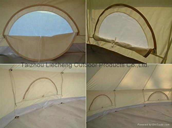Dream House Diameter 5m Big 4 Season Canvas Cabin Waterproofing Camping Tents 3