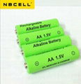 Hotsale1.5V Rechargeable alkaline battery AA LR6 1