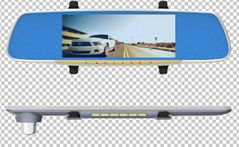 Smart Rear View Mirror Car Dual Dash