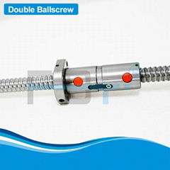 FBT C7 Rolled Ballscrew with BDF Double Flange Ballnut 