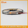 60LEDs per Meter 3528 Blue LED Strip Light 12Volts