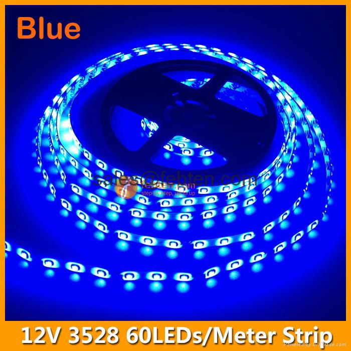 60LEDs per Meter 3528 Blue LED Strip Light 12Volts 5