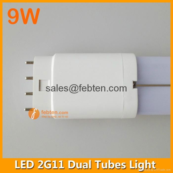 232mm LED 2G11 tube light 9W 4