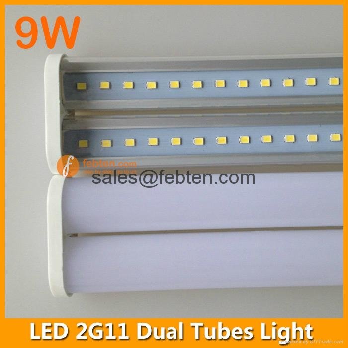 232mm LED 2G11 tube light 9W 5