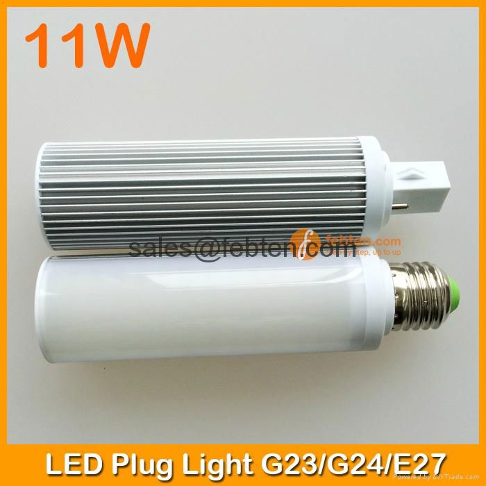 11W 2pin 4pin G24 LED plug light