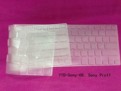 clear keyboard skins for Sony pro 11