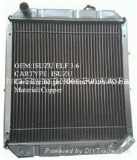 ISUZU truck parts brass copper core radiator 2