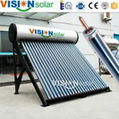 High quality heat pipe pressurized solar