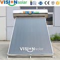 Flat plate rooftop solar water heater