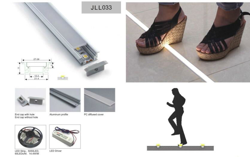 led linear floor light