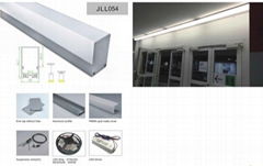 led suspension light for public area 