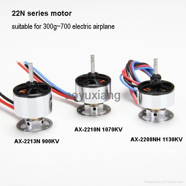 Brushless Outrunner Motor AX2208N 1130Kv For rc Airplane Aircraft Quadcopter