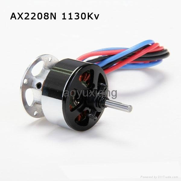 Brushless Outrunner Motor AX2208N 1130Kv For rc Airplane Aircraft Quadcopter 2