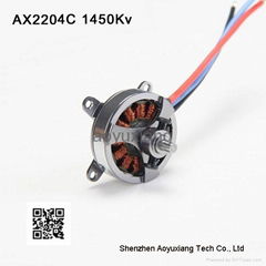 Outrunner electric rc Brushless Motor AX2204C 1450Kv for hobby rc toy plane mode