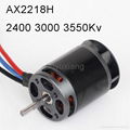 High torque brushless motor AX2218H 3550Kv 3000Kv 2400Kv for rc toy helicopter